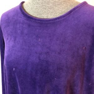 Quacker factory purple extra large top